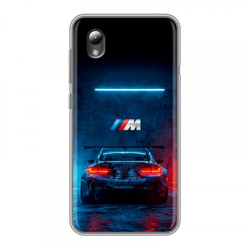 Дизайнерский силиконовый чехол для ZTE Blade A3 (2019) BMW БМВ
