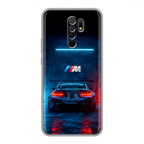 Дизайнерский силиконовый чехол для Xiaomi RedMi 9 BMW БМВ