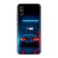 Дизайнерский силиконовый с усиленными углами чехол для Xiaomi RedMi 9A BMW БМВ