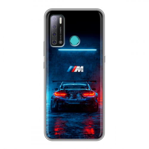 Дизайнерский силиконовый с усиленными углами чехол для Tecno Pouvoir 4 BMW БМВ