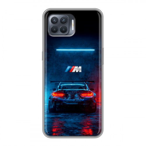 Дизайнерский силиконовый чехол для OPPO Reno4 Lite BMW БМВ