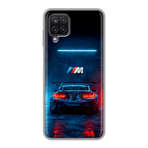 Дизайнерский силиконовый чехол для Samsung Galaxy A12 BMW БМВ