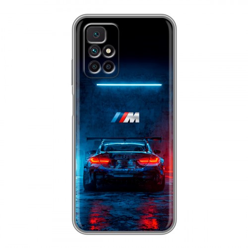 Дизайнерский силиконовый чехол для Xiaomi Redmi 10 BMW БМВ