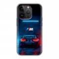 Дизайнерский силиконовый чехол для Iphone 14 Pro BMW БМВ