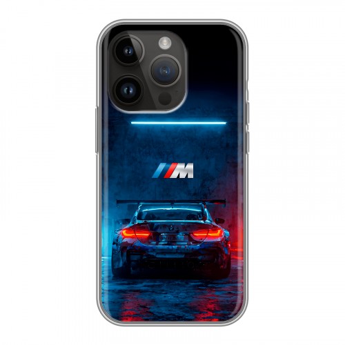 Дизайнерский силиконовый чехол для Iphone 14 Pro BMW БМВ