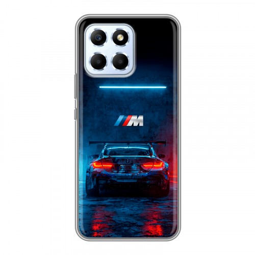 Дизайнерский силиконовый с усиленными углами чехол для Huawei Honor X6 BMW БМВ