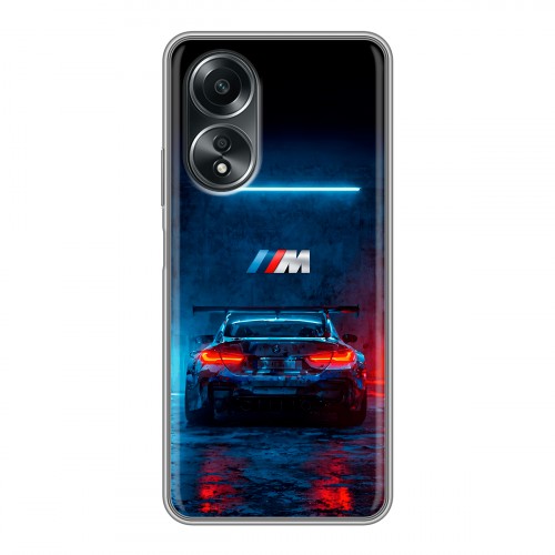 Дизайнерский силиконовый чехол для OPPO A58 4G BMW БМВ