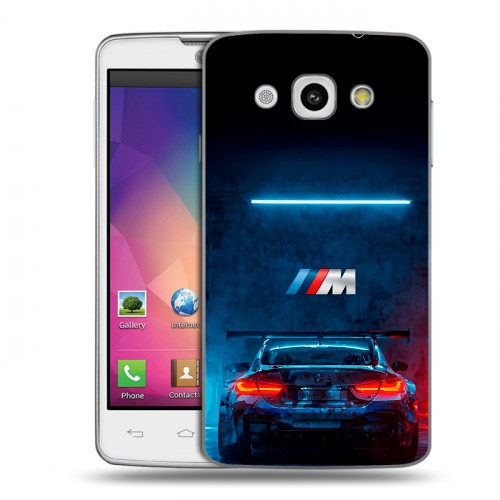 Дизайнерский пластиковый чехол для LG L60 BMW БМВ