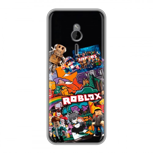 Дизайнерский силиконовый чехол для Nokia 230 Roblox Роблокс