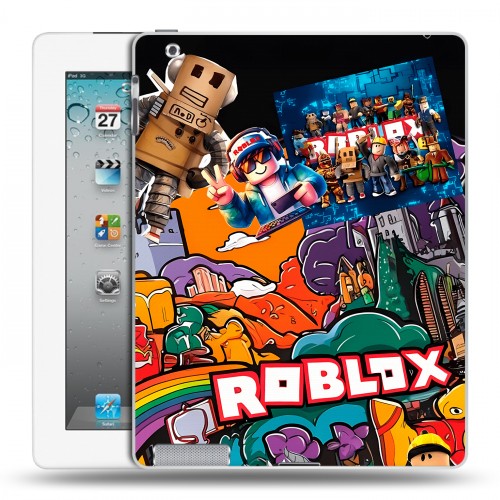 Дизайнерский пластиковый чехол для Ipad 2/3/4 Roblox Роблокс