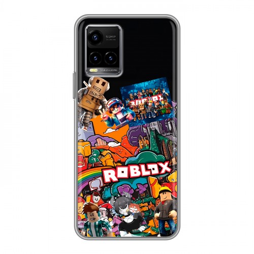 Дизайнерский силиконовый чехол для Vivo Y33s Roblox Роблокс