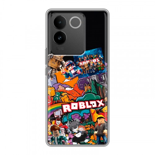 Дизайнерский силиконовый чехол для Vivo S17e Roblox Роблокс
