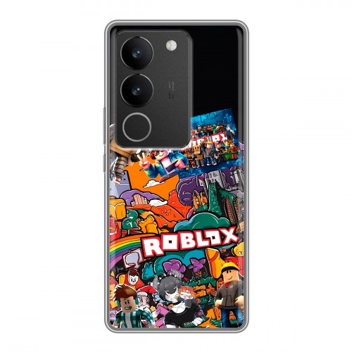 Дизайнерский силиконовый чехол для Vivo S17 Roblox Роблокс
