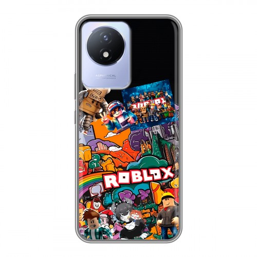 Дизайнерский силиконовый чехол для Vivo Y11 (2023) Roblox Роблокс