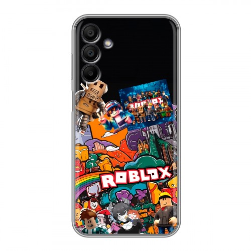 Дизайнерский пластиковый чехол для Samsung Galaxy A15 Roblox Роблокс