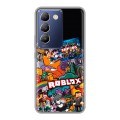 Дизайнерский силиконовый чехол для Vivo V30 Lite Roblox Роблокс