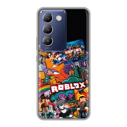 Дизайнерский силиконовый чехол для Vivo V30 Lite Roblox Роблокс