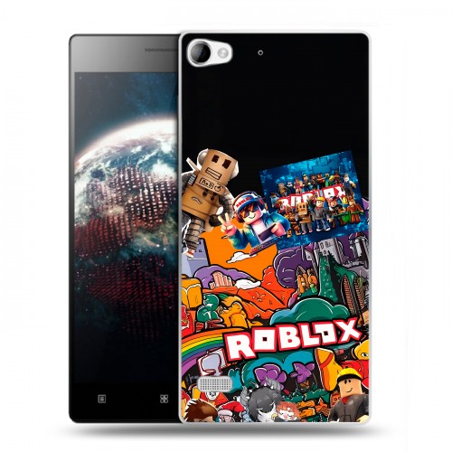Дизайнерский пластиковый чехол для Lenovo Vibe X2 Roblox Роблокс