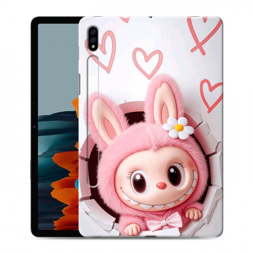 Дизайнерский силиконовый чехол для Samsung Galaxy Tab S7 Labubu Лабубу