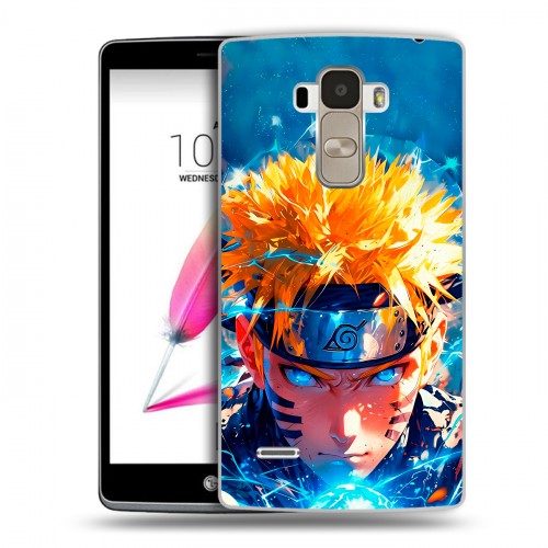 Дизайнерский пластиковый чехол для LG G4 Stylus Аниме Наруто Naruto