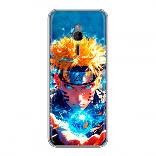 Дизайнерский силиконовый чехол для Nokia 230 Аниме Наруто Naruto