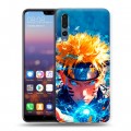 Дизайнерский силиконовый с усиленными углами чехол для Huawei P20 Pro Аниме Наруто Naruto