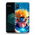 Дизайнерский силиконовый чехол для Xiaomi Mi A2 Аниме Наруто Naruto
