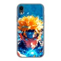 Дизайнерский силиконовый чехол для Iphone Xr Аниме Наруто Naruto