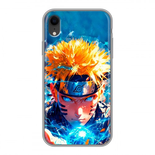 Дизайнерский силиконовый чехол для Iphone Xr Аниме Наруто Naruto