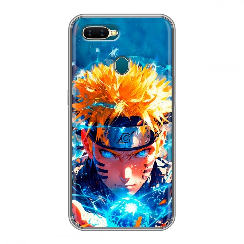 Дизайнерский силиконовый чехол для OPPO AX7 Аниме Наруто Naruto