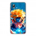 Дизайнерский силиконовый чехол для ZTE Blade A3 (2019) Аниме Наруто Naruto