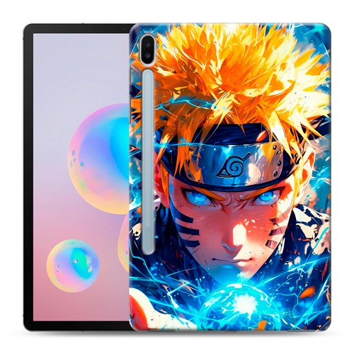 Дизайнерский силиконовый чехол для Samsung Galaxy Tab S6 Аниме Наруто Naruto