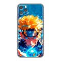 Дизайнерский силиконовый чехол для Iphone 11 Pro Аниме Наруто Naruto