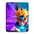 Дизайнерский силиконовый чехол для Realme 5 Аниме Наруто Naruto