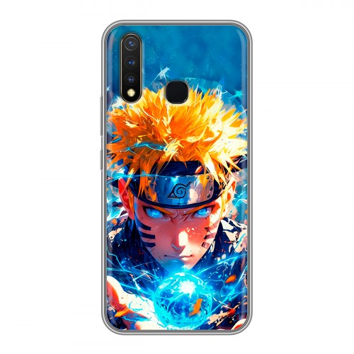 Дизайнерский силиконовый чехол для Vivo Y19 Аниме Наруто Naruto