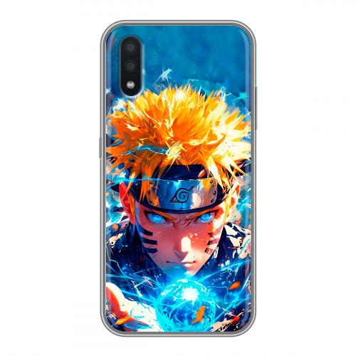 Дизайнерский силиконовый чехол для Samsung Galaxy M01 Аниме Наруто Naruto