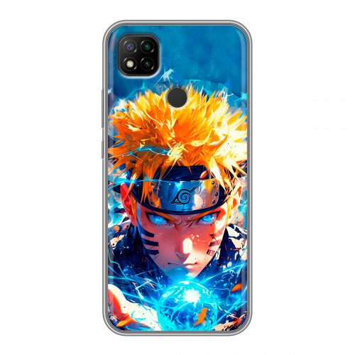 Дизайнерский силиконовый чехол для Xiaomi RedMi 9C Аниме Наруто Naruto