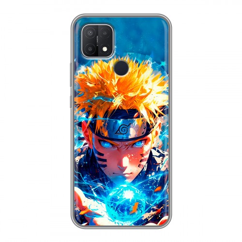 Дизайнерский силиконовый чехол для OPPO A15 Аниме Наруто Naruto