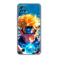 Дизайнерский силиконовый чехол для Realme C20 Аниме Наруто Naruto