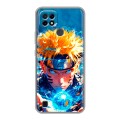 Дизайнерский силиконовый чехол для Realme C21 Аниме Наруто Naruto