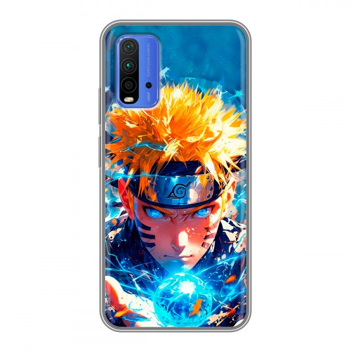 Дизайнерский силиконовый чехол для Xiaomi RedMi 9T Аниме Наруто Naruto