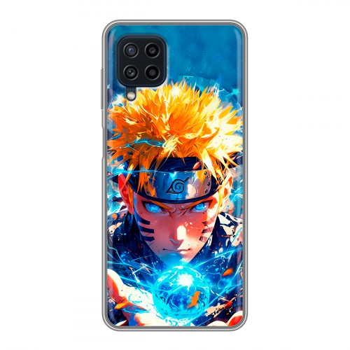 Дизайнерский силиконовый чехол для Samsung Galaxy A22 Аниме Наруто Naruto