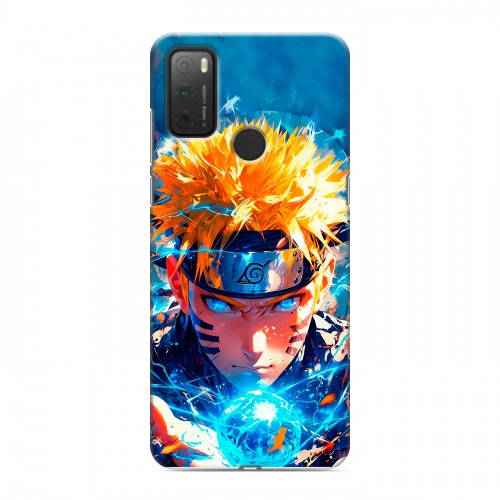 Дизайнерский силиконовый чехол для Alcatel 3L (2021) Аниме Наруто Naruto