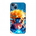 Дизайнерский силиконовый чехол для Iphone 13 Аниме Наруто Naruto