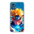 Дизайнерский силиконовый чехол для Xiaomi Redmi 10 Аниме Наруто Naruto
