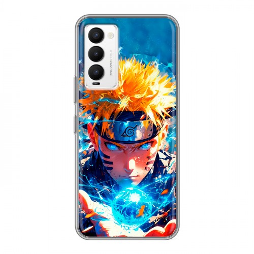 Дизайнерский силиконовый с усиленными углами чехол для Tecno Camon 18 Аниме Наруто Naruto
