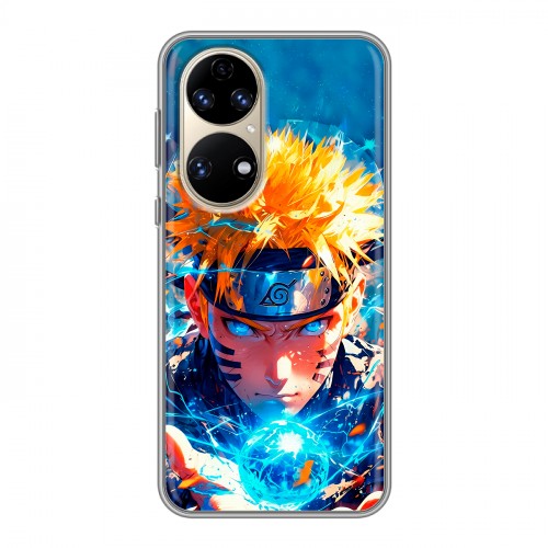Дизайнерский силиконовый чехол для Huawei P50 Pro Аниме Наруто Naruto