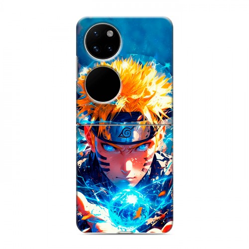 Дизайнерский пластиковый чехол для Huawei P50 Pocket Аниме Наруто Naruto