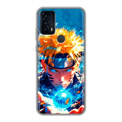 Дизайнерский силиконовый чехол для TCL 20B Аниме Наруто Naruto