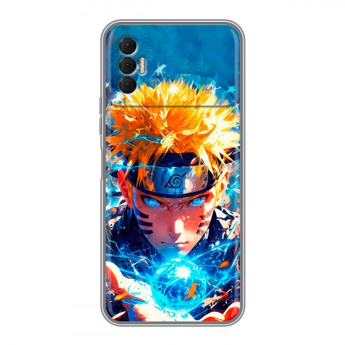 Дизайнерский силиконовый чехол для Tecno Spark 8P Аниме Наруто Naruto